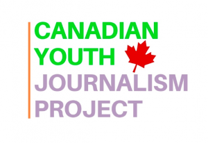 Logo for the Canadian Youth Journalism Project.