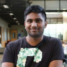 Kosalan Kathiramalanathan in the Rogers Communications Centre.